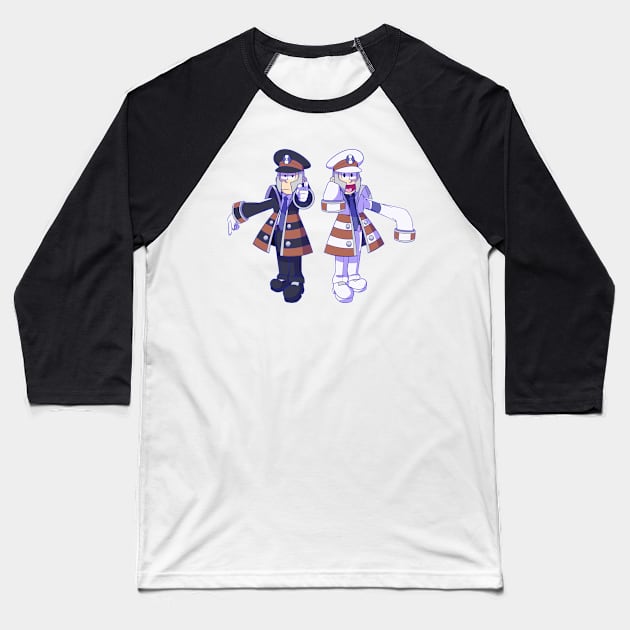 Osomatsu x Submas Baseball T-Shirt by angelicneonanime